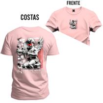 Camiseta Estampada Algodão Street Premium Estampada Gangsta