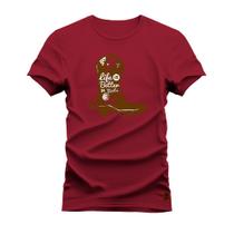 Camiseta Estampada Algodão Varias Cores Tecido Macio Life be