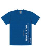 Camiseta Estampada Azul Abrange