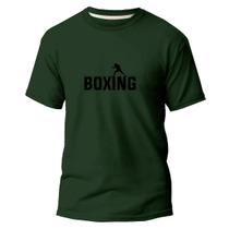Camiseta Estampada Boxing Masculina 100% Algodão