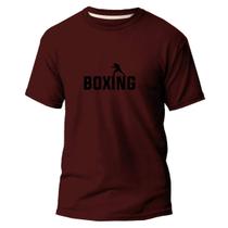 Camiseta Estampada Boxing Masculina 100% Algodão