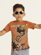 Camiseta Estampada Brilha No Escuro Cativa Kids