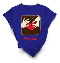 Camiseta Estampada Cantora Norah Jones, Referencia Coração