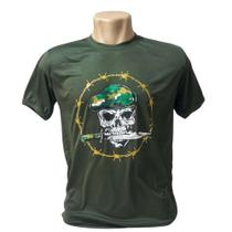 Camiseta Estampada Caveira com Arame Mavi Tamanho:G