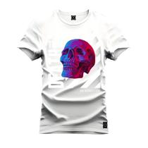 Camiseta Estampada Confortável Premium Macia Death Caveira