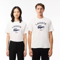 Camiseta estampada de caimento clássico Lacoste Camiseta estampada de caimento clássico Lacoste