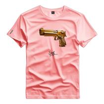 Camiseta Estampada Desert Eagle Gold Gun Coleção Shap Life