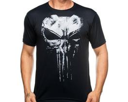 Camiseta Estampada Dry Fit Justiceiro Punisher Tamanho:P