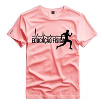 Camiseta Estampada Educação Fisica Shap Life 100% Algodão Treino