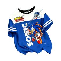Camiseta Estampada em 3D do Sonic The Hedgehog, Moda Anime para Adultos e Crianças, Estilo Y2K