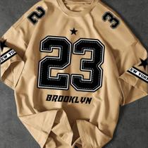 Camiseta Estampada Feminina Oversized/Overtec Brooklyn 325 Estilo de Rua Moda Geek Wear