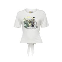 Camiseta Estampada Folhas e Bike Biggdesign