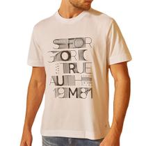 Camiseta Estampada Forum Box Branco Masculino