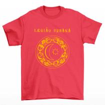 Camiseta Estampada Frente e Costas Legião Urbana Rock Nacional Unissex Camisa