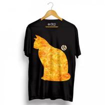 camiseta estampada gato masculina dep