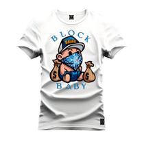 Camiseta Estampada Malha Premium T-Shirt Block Baby - Nexstar