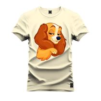 Camiseta Estampada Malha Premium T-Shirt Dama