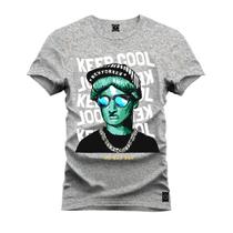 Camiseta Estampada Malha Premium T-Shirt Keep Cool State