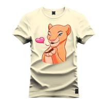 Camiseta Estampada Malha Premium T-Shirt Nala