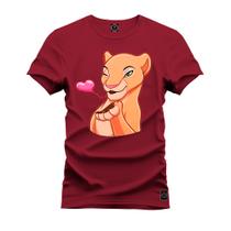 Camiseta Estampada Malha Premium T-Shirt Nala