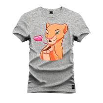 Camiseta Estampada Malha Premium T-Shirt Nala