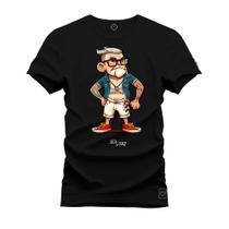 Camiseta Estampada Malha Premium T-Shirt Praiano