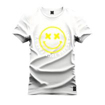 Camiseta Estampada Malha Premium T-Shirt Smyle Hum