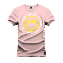 Camiseta Estampada Malha Premium T-Shirt Smyle Hum