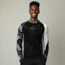 Camiseta Estampada Masculina Uv50 Manga Longa Praia Verão/Outono