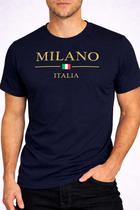 Camiseta Estampada Milano Italia Algodão Premium Confortável Camiseta Estampada Milano Italia Algodão Premium Confortável