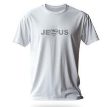 Camiseta Estampada Moda Evangélica Senhor Herói 100% Algodão Fio 30.1 Alta Qualidade