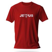Camiseta Estampada Moda Evangélica Senhor Herói 100% Algodão Fio 30.1 Alta Qualidade