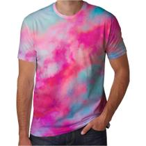 blusa metade rosa metade azul