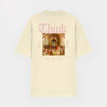 Camiseta Estampada Over StreetWear Abstract Leonardo Da Vinci Camiseta Estampada Over StreetWear Abstract Leonardo Da Vinci
