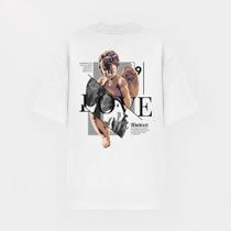 Camiseta Estampada Over StreetWear Abstract Love Sometimes