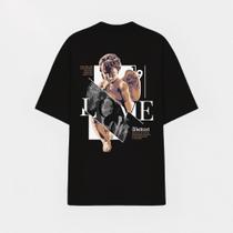 Camiseta Estampada Over StreetWear Abstract Love Sometimes