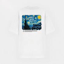 Camiseta Estampada Over StreetWear Abstract Noite Estrelada Van Gogh