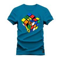 Camiseta Estampada Premium Algodão Cubo Nexstar Montado