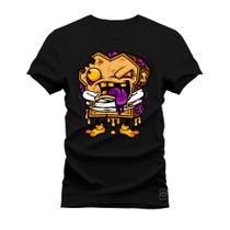 Camiseta Estampada Premium Algodão De Forma