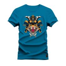 Camiseta Estampada Premium Algodão Guerreiro Leão