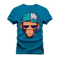 Camiseta Estampada Premium Algodão Monkey MNK