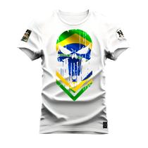 Camiseta Estampada Premium Algodão Nation Block