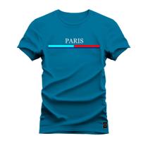 Camiseta Estampada Premium Algodão Paris Tira