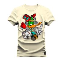 Camiseta Estampada Premium Algodão Pato Style