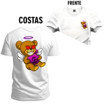 Camiseta Estampada Premium T-Shirt Anjo Money Frente Costas