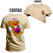 Camiseta Estampada Premium T-Shirt Anjo Money Frente Costas