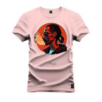 Camiseta Estampada Premium Tamanho Especial Bob Fumaça