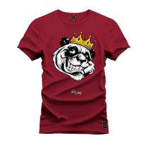 Camiseta Estampada Premium Tamanho Especial King OF Panda