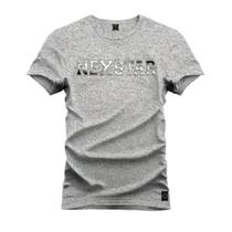 Camiseta Estampada Premium Tamanho Especial Nexstar Silver