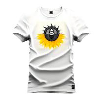 Camiseta Estampada Premium Tamanho Especial Olho Girasol